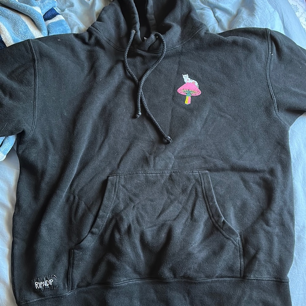 Rip and dip cat hoodie